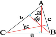 بدست آوردن اجزاء مجهول مثلث به کمک اجزاء معلوم
